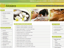 Tablet Screenshot of masea.cz